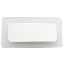 Leticia White Acrylic LED Flush Mount Wall Light