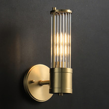 Griffin Fluted Glass Wall Sconce