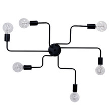 Kearns Aluminium 6 Lamp Ceiling Light
