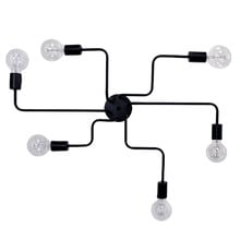 Kearns Aluminium 6-Light Ceiling Light