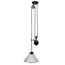 Industrial Pulley Single Pendant Light