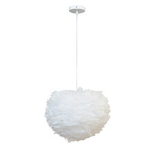 Zain Steel Feather Pendant Light