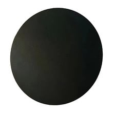 Eclipse Black Backlit Flush Mount Wall Light