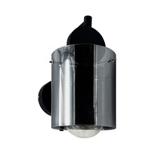 Ziva Smoked Glass Wall Sconce