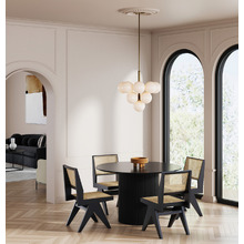 Dawson Grape Frosted Glass 13 Light Chandelier