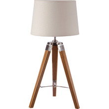 Nicki Natural Small Tripod Table Lamp