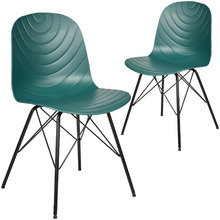 Dark Green Hayden Dining Chairs (Set of 2)