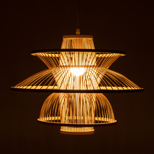 Liam Bamboo 3 Layer Pendant Light