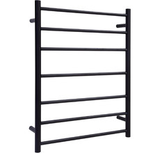 Thermorail 600 x 800mm Matte Black 12V Towel Rail
