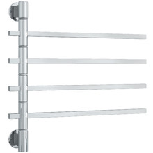 Non-Heated 600 x 540mm Square 4 Bar Swivel Towel Rail