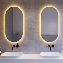 Ablaze Oval LED Backlit Mirror