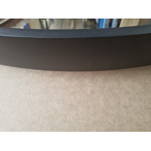 Round Mirror with Black Frame