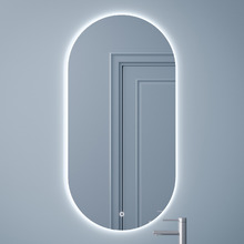 Oval Cool Light LED Mirror