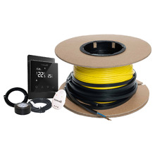 Thermowire Underfloor Heating Cable with Black Thermostat
