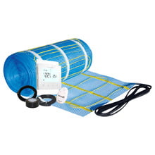 Thermonet 200W/m&sup2; In Screed Self Adhesive Underfloor Heating with White Thermostat