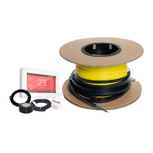 Thermoscreed 18W/lm Underfloor Heating Cable with White Dual Thermostat
