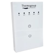 Thermotouch White Towel Rail Boost Timer