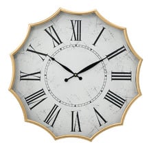 60cm Scalloped Wall Clock