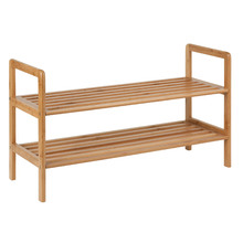 2 Tier Bamboo Shoe Shelf