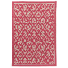 Poppy Red Porchester Hand-Hooked Outdoor Rug