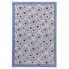 Sky Blue Thorncliff Hand-Hooked Outdoor Rug