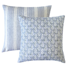 Sky Blue Soulbury Linen & Cotton Cushion