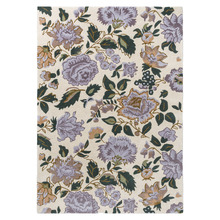 Heather Purple Wendling Floral Hand-Tufted Wool Rug