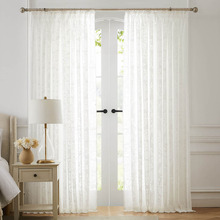 Adain Sheer Pencil Pleat Single Panel Curtain