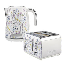 2 Piece Wild Meadow 1.7L Jug Kettle & 4 Slice Toaster Set