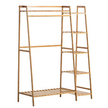 110cm Guerrero 7 Shelf Bamboo Clothing Rack