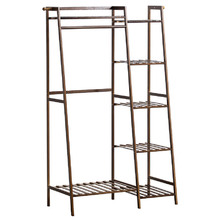 80cm Guerrero 7 Shelf Bamboo Clothing Rack