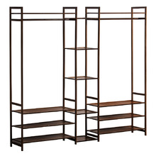 Guerrero 13 Shelf Bamboo Clothing Rack