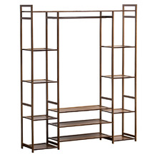 Guerrero 12 Shelf Bamboo Clothing Rack