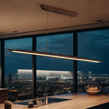 Odell Walnut Wood Pendant Light