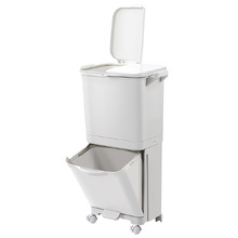 Nojem 45L Double Layer Rubbish Bin