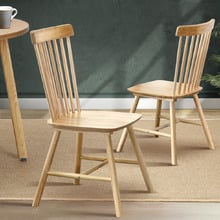 Allison Rubberwood Dining Chairs (Set of 2)