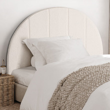 White Anrik Boucle Bedhead
