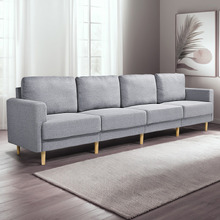 Klima 4 Seater Rubberwood Modular Sofa