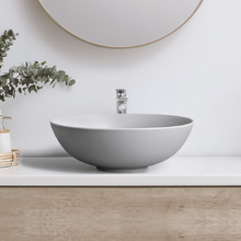 Cove 400mm Round Matte Ceramic Above Counter Basin