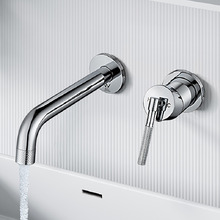 Perach 180mm Bath/Basin Wall Mixer Set