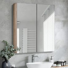 Zali 600mm Mirrored Shaving Cabinet