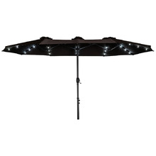 4.6m Hiraiya Solar-Lighted Market Umbrella