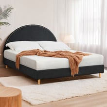 Akoni Pine Wood Bed Frame