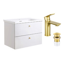 Linos 600mm Gold Accent Vanity Package
