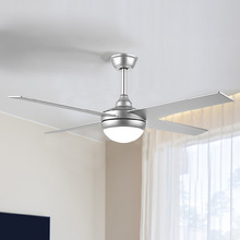 Cody 132cm Silver DC Ceiling Fan with Remote Control & LED