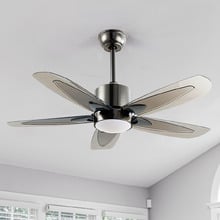 Kyra 107cm Black DC Ceiling Fan with LED Light