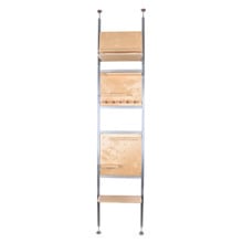 Manon Multifunctional Ladder Shelf with Pegboard Organiser