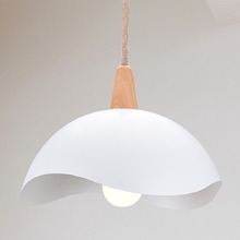 Ropia Beech Wood & Metal Pendant Light