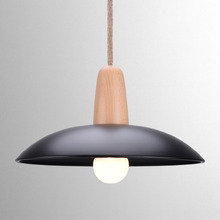 Dandi Beech Wood & Metal Pendant Light