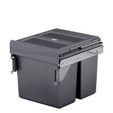Valet 32L Steel Twin slide Out Waste Bin